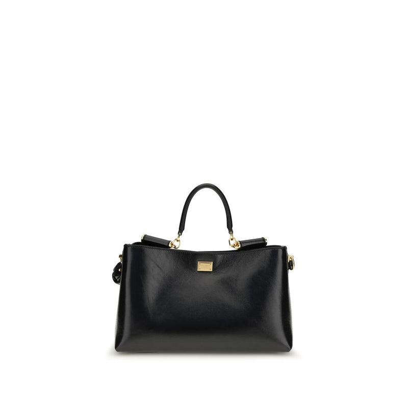 Black Calf Leather Bos Taurus Handbag