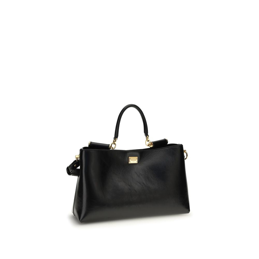 Black Calf Leather Bos Taurus Handbag