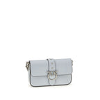 Blue Calf Leather Bos Taurus Shoulder Bag