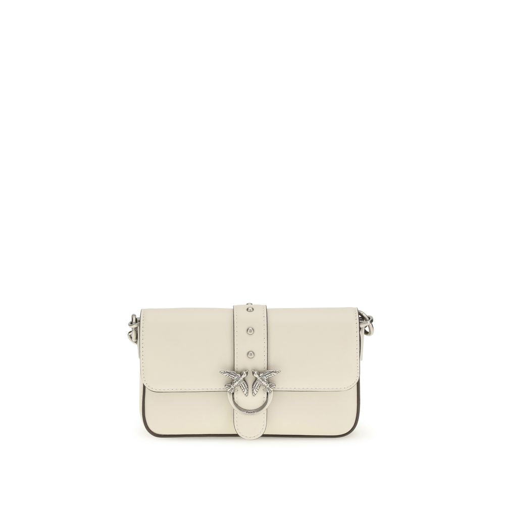 White Calf Leather Bos Taurus Shoulder Bag