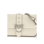 White Calf Leather Bos Taurus Shoulder Bag