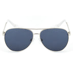 Gray Metal Sunglasses