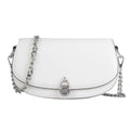 White Leather Shoulder Bag
