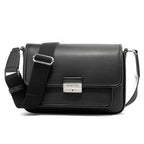 Black Leather Shoulder Bag