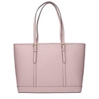 Pink Leather Shoulder Bag