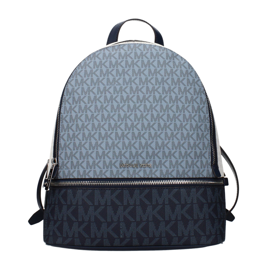 Blue Fabric Backpack