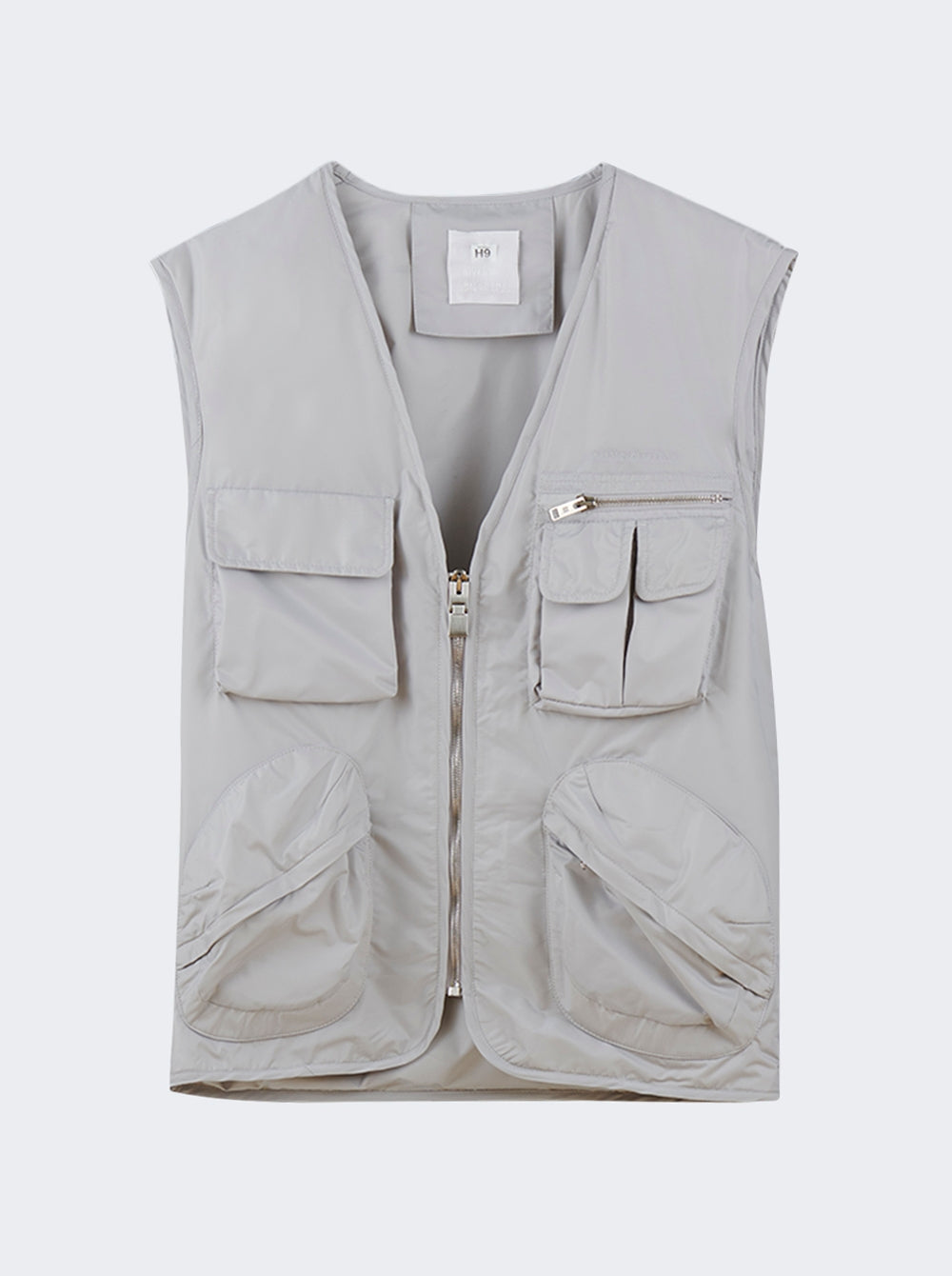 Gray Fibres Jackets And Coat
