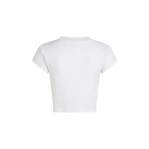 Calvin Klein Jeans White Cotton T-Shirt