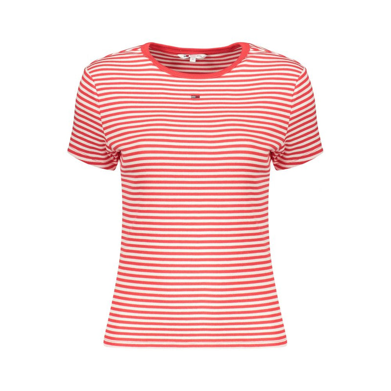 Tommy Hilfiger Red Cotton Women's T-Shirt