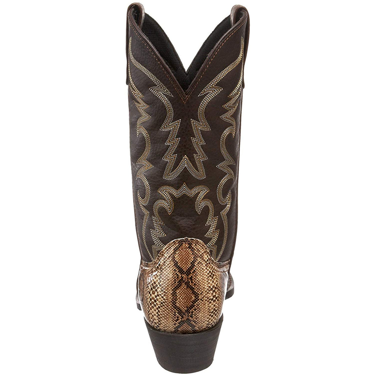 Women's Stylish Snake Print Western Boots for Daily Use