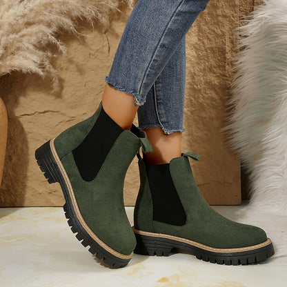 Women's Effortless Slip-On Ankle Chelsea Boots for Daily Use