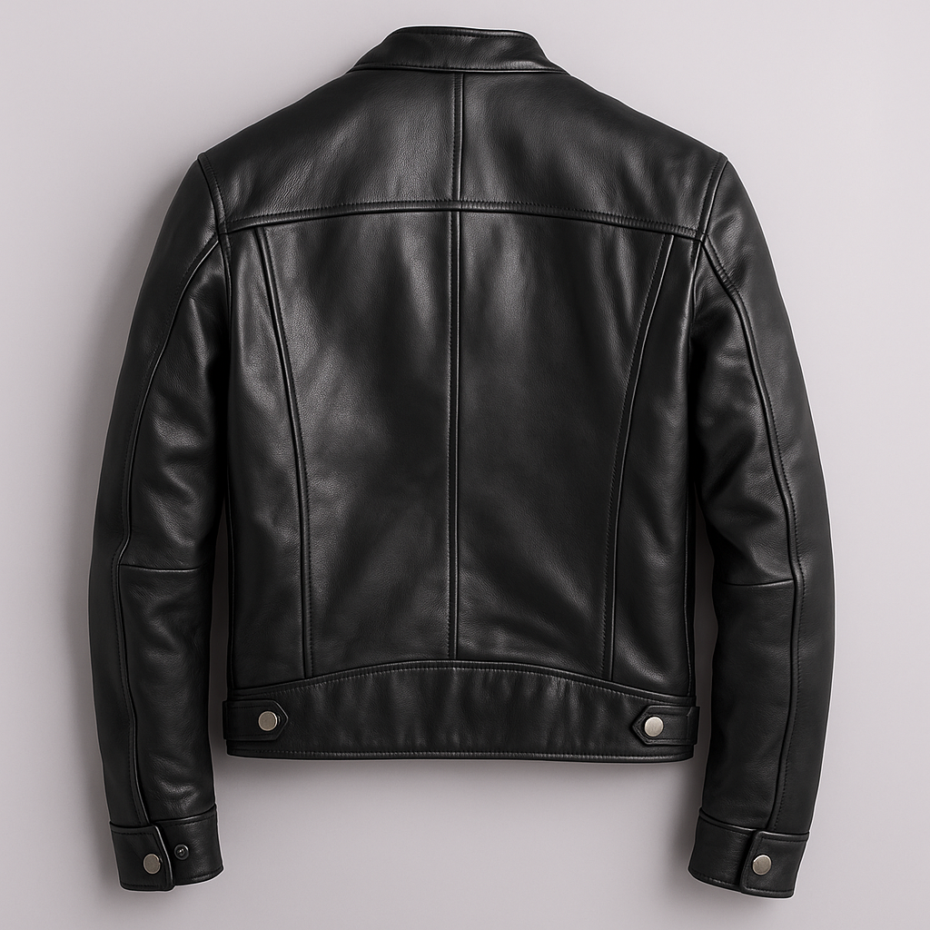 Men's Vintage Leather Jacket – Classic Design for All-Day Comfort