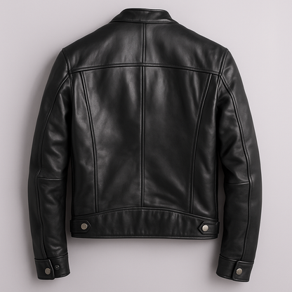 Men's Vintage Leather Jacket – Classic Design for All-Day Comfort