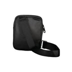 Black Polyester Men's Shoulder Bag