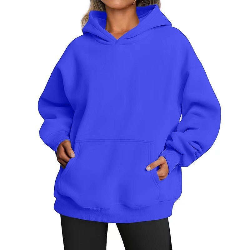 Women's Oversized Lightweight Sunset Graphic Sweatshirt Blue