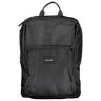Nero Polyester Men Backpack