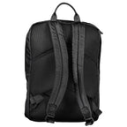 Nero Polyester Men Backpack