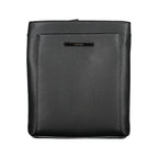 Black Polyester Men's Shoulder Bag