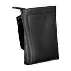 Black Polyester Men's Shoulder Bag