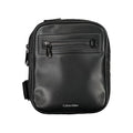 Black Polyester Men Shoulder Bag