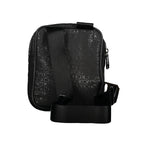 Black Polyester Men Shoulder Bag