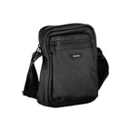 Nero Polyester Mens Shoulder Bag