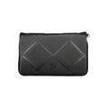 Black Polyurethane Women Handbag