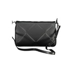 Black Polyurethane Women Handbag