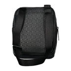 Black Polyester Men Shoulder Bag