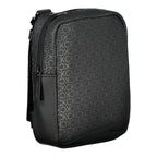 Black Polyester Men Shoulder Bag