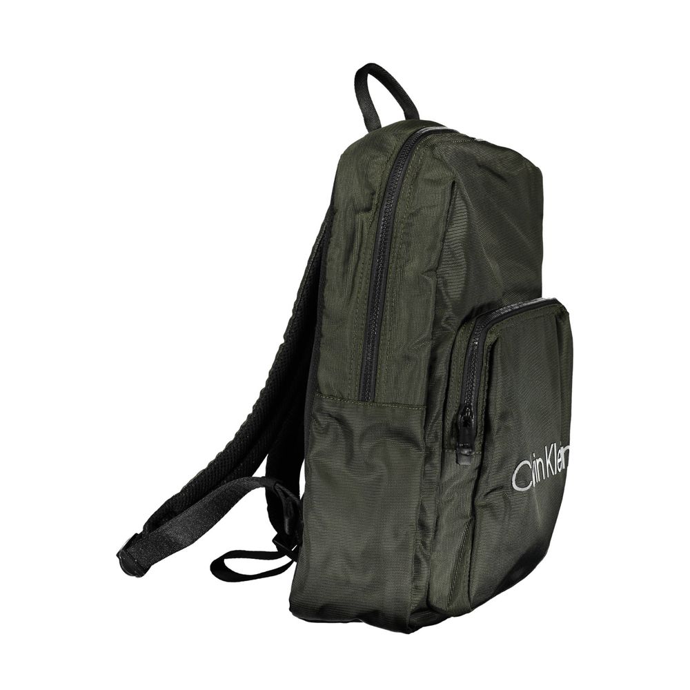 Verde Polyester Men Backpack