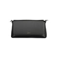 Black Polyester Women Handbag
