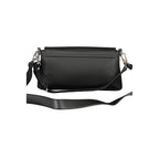 Black Polyester Women Handbag