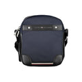 Blue Polyester Men's Shoulder Bag