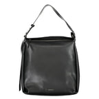 Black Polyester Woman Bag