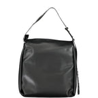 Black Polyester Woman Bag