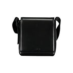 Black Polyester Men Shoulder Bag