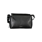 Black Polyester Women Shoulder Bag