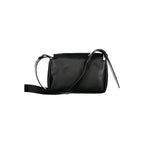 Black Polyester Women Shoulder Bag