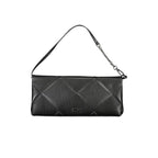 Black Polyester Woman Handbag