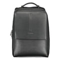 Nero Polyester Men Backpack