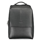 Nero Polyester Men Backpack