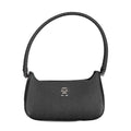 Black Polyurethane Women Handbag
