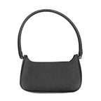 Black Polyurethane Women Handbag