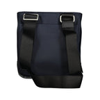 Blue Polyester Mens Shoulder Bag