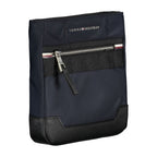 Blue Polyester Mens Shoulder Bag