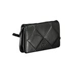 Black Polyester Women Shoulder Bag