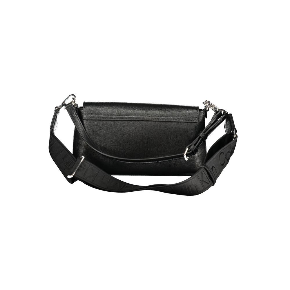 Black Polyurethane Women's Handbag