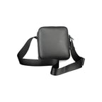 Black Polyester Men's Shoulder Bag