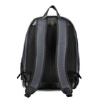 Blu Polyurethane Men Backpack